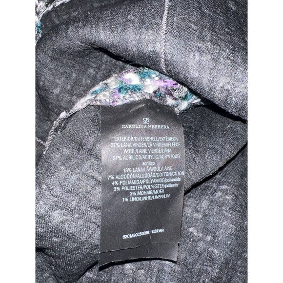 Carolina Herrera Wool Blend Tweed & Knit Dress Size 4 – Classic & Elegant - Picture 15 of 15